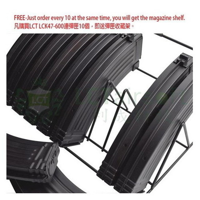 LCT PK-108 AK47 600連 スチールマガジン10個セット