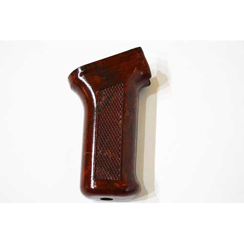 ベークライト風塗装グリップ　赤茶系